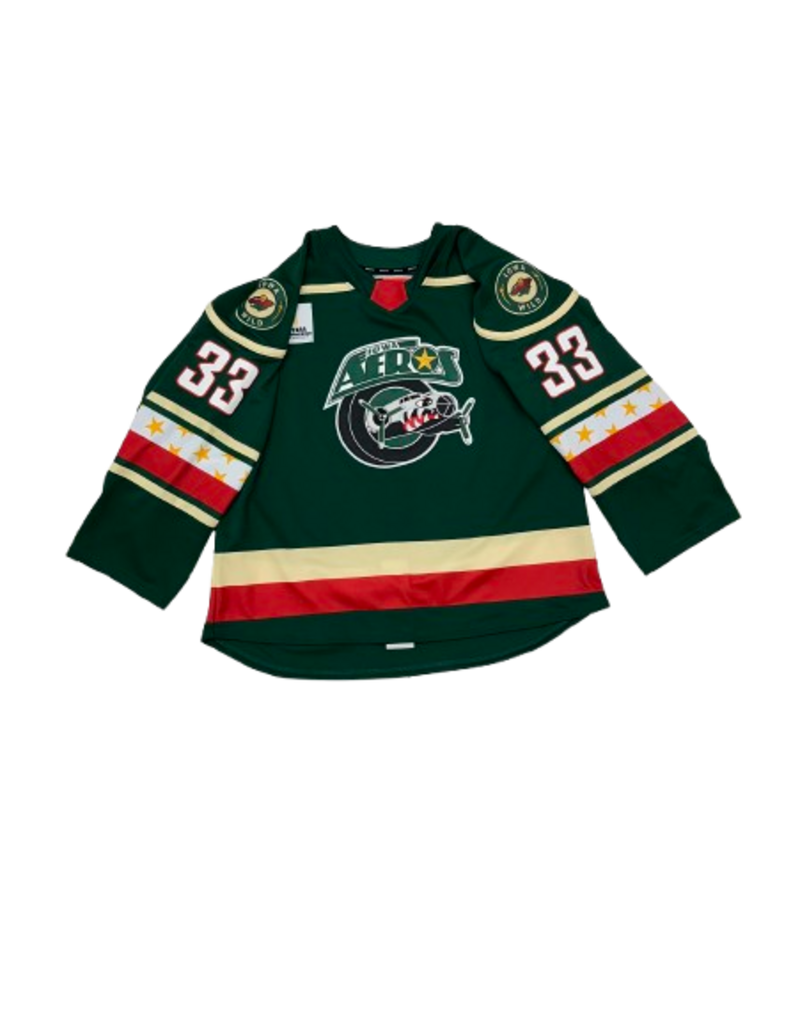 25-26 Iowa Aeros Authentic Game Issued Jersey - #33
