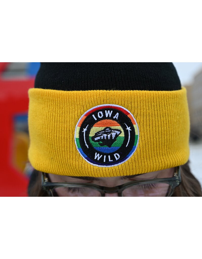 Bimm Ridder Pride Gold Cuff Beanie w/ Secondary Logo