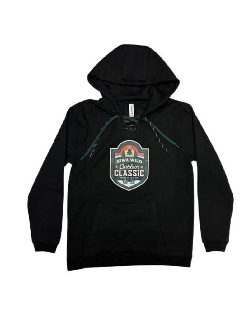 Iowa Wild Outdoor Classic Logoed - Lace Hockey Hood