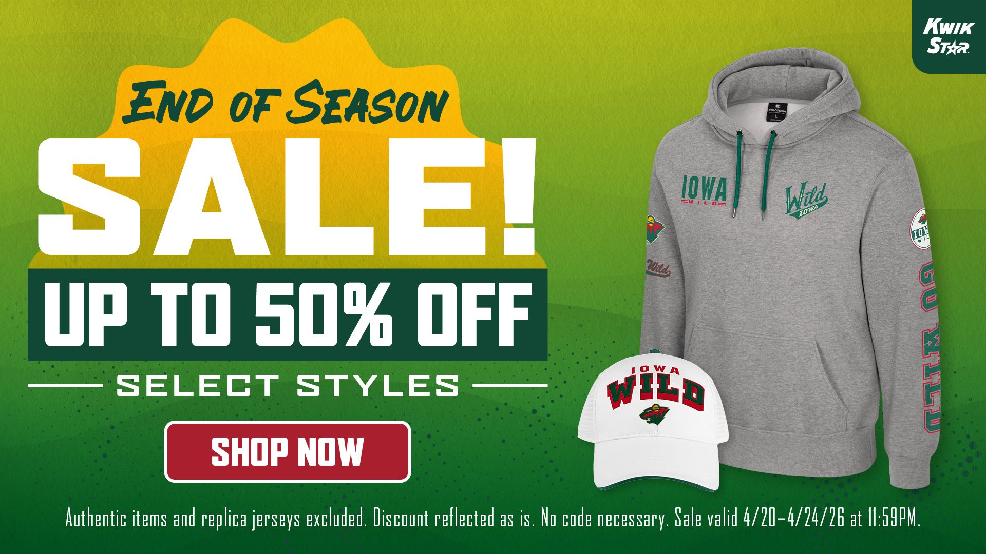 End of Season Sale 