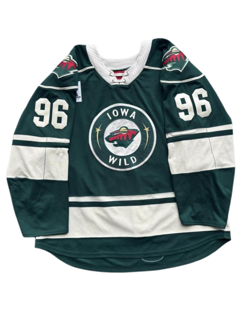 2025/26 Set #1 Green Jersey, Player Worn (Signed) - Aube - Kubel #96