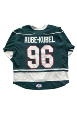 2025/26 Set #1 Green Jersey, Player Worn (Signed) - Aube - Kubel #96