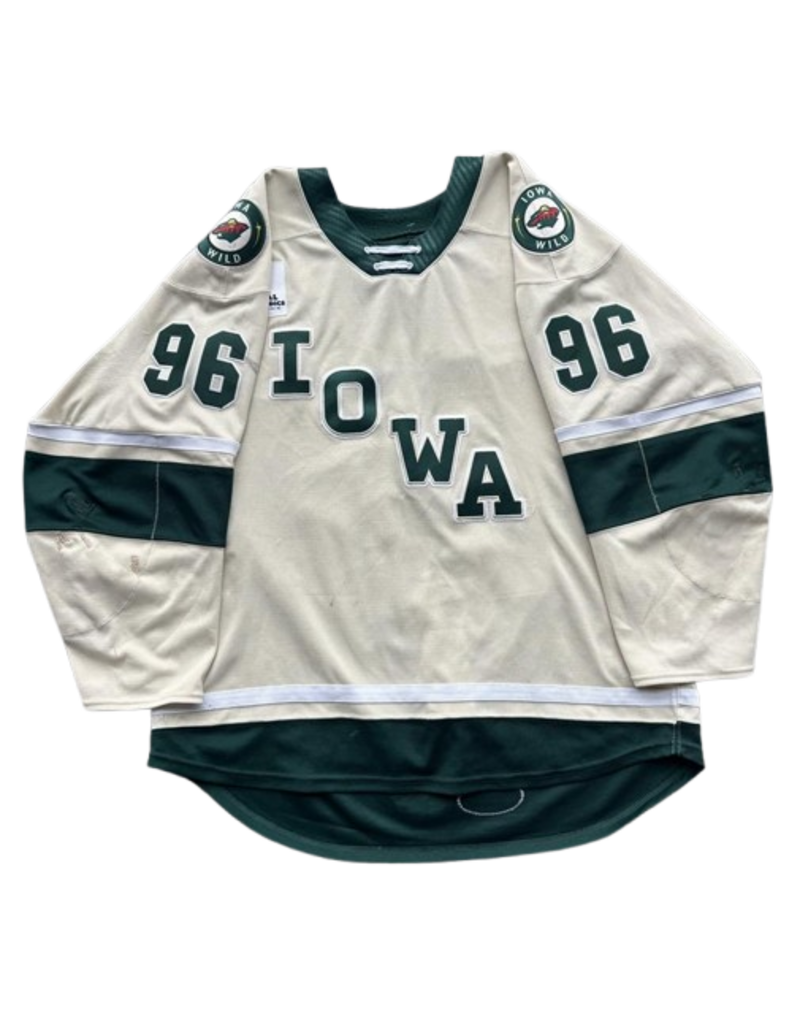 2025/26 Set #1 Wheat Jersey, Player Worn (Signed) - Aube - Kubel #96