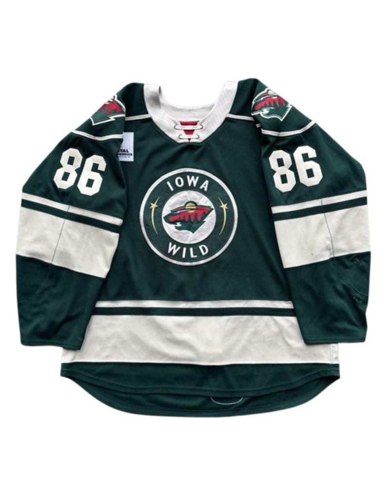 2025/26 Set #1 Green Jersey, Player Worn (Signed) - Foudy #86