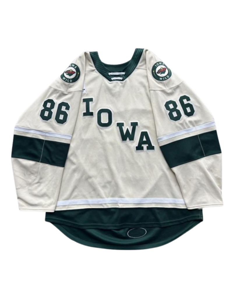 2025/26 Set #1 Wheat Jersey, Player Worn (Signed) - Foudy #86