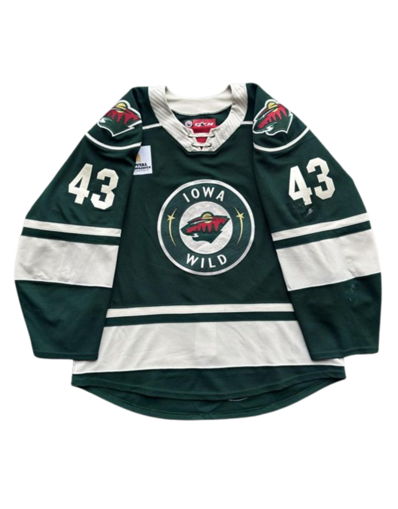 2025/26 Set #1 Green Jersey, Player Worn (Signed) - Haight #43