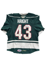 2025/26 Set #1 Green Jersey, Player Worn (Signed) - Haight #43
