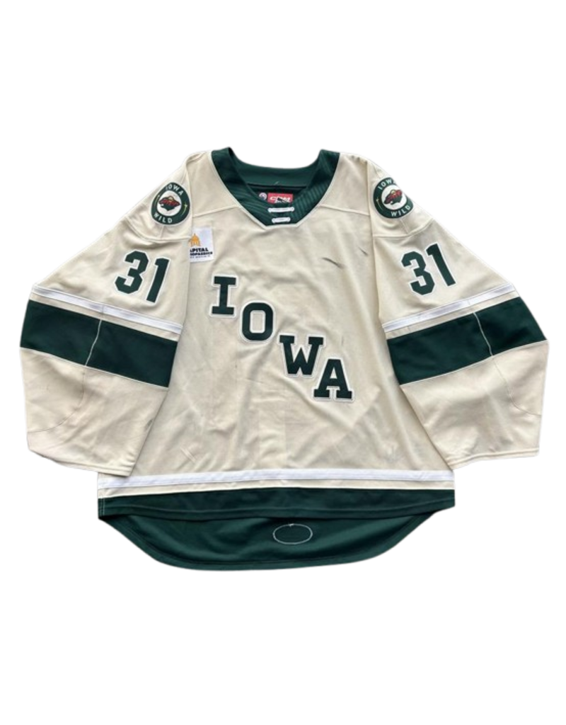 2025/26 Set #1 Wheat Jersey, Player Worn (Signed) - Hlavaj #31