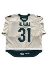 2025/26 Set #1 Wheat Jersey, Player Worn (Signed) - Hlavaj #31