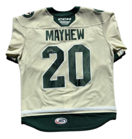 2025/26 Set #1 Wheat Jersey, Player Worn (Signed) - Mayhew #20