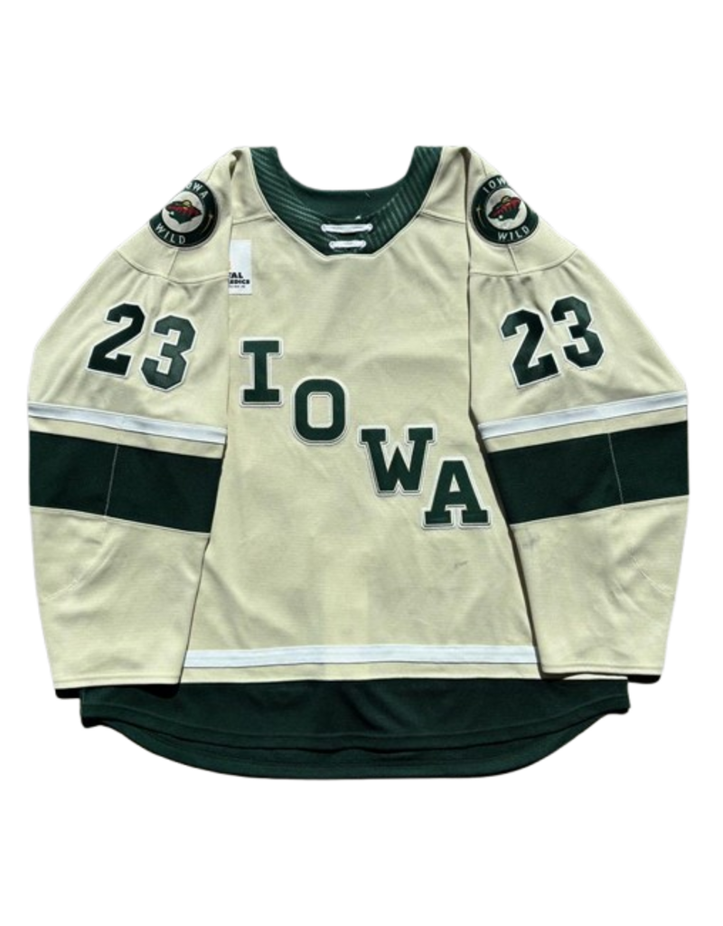 2025/26 Set #1 Wheat Jersey, Player Worn (Signed) - Kiersted #23