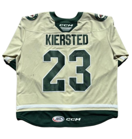 2025/26 Set #1 Wheat Jersey, Player Worn (Signed) - Kiersted #23