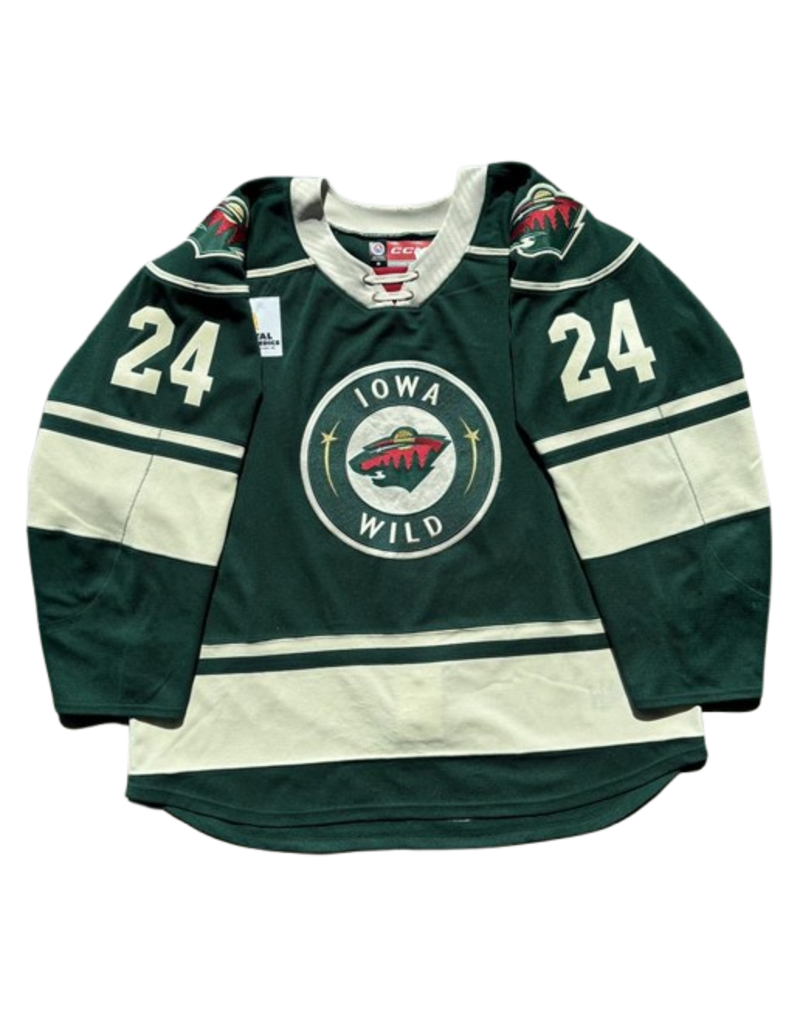 2025/26 Set #1 Green Jersey, Player Worn (Signed) - Olausson #24