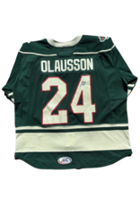2025/26 Set #1 Green Jersey, Player Worn (Signed) - Olausson #24