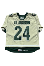 2025/26 Set #1 Wheat Jersey, Player Worn (Signed) - Olausson #24