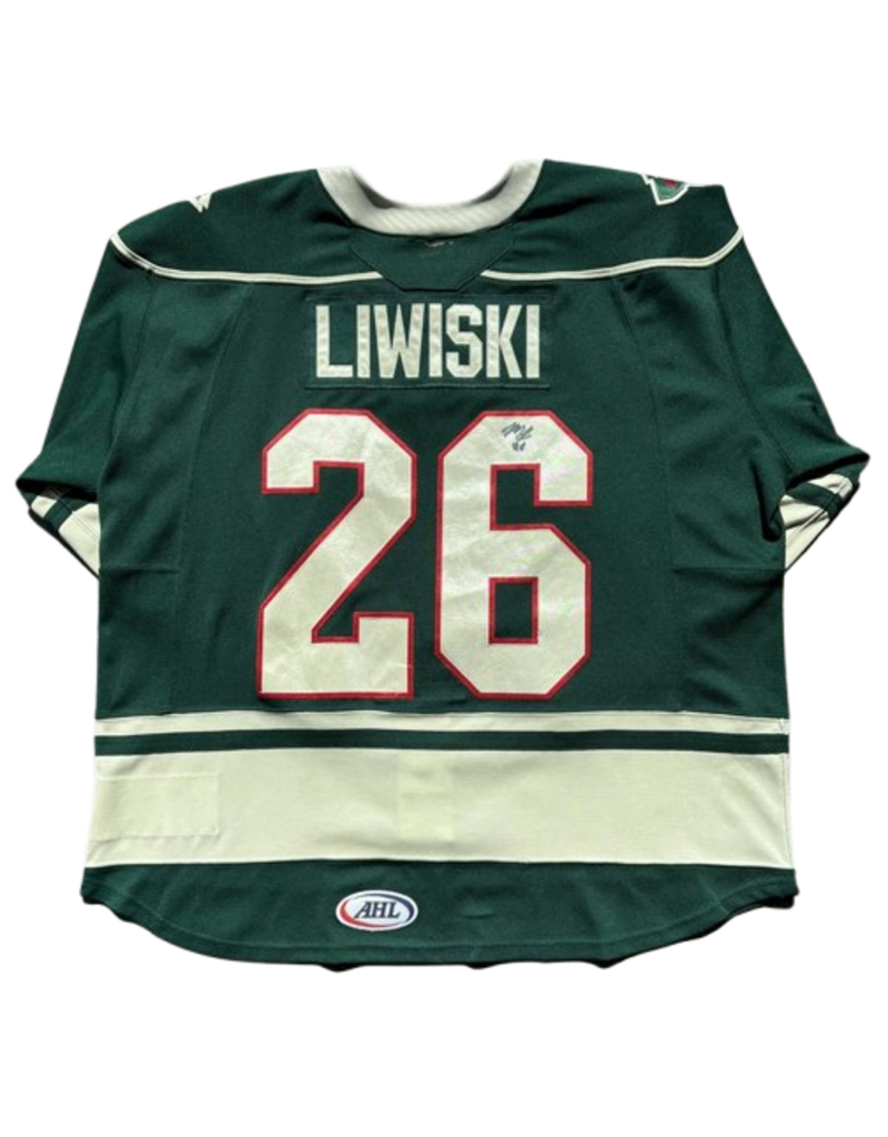 2025/26 Set #1 Green Jersey, Player Worn (Signed) - Liwiski #26