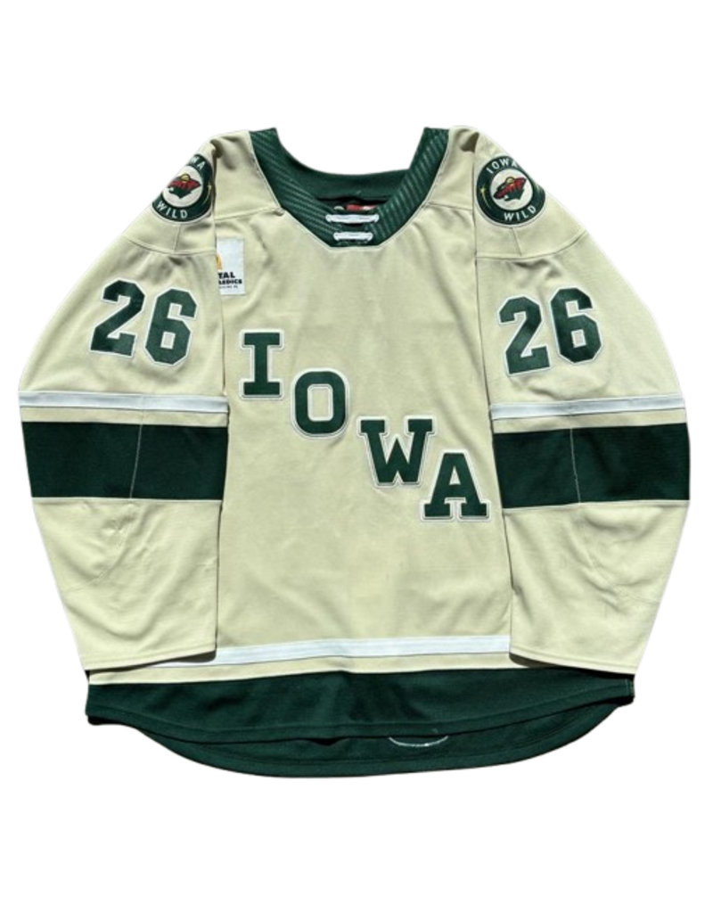 2025/26 Set #1 Wheat Jersey, Player Worn (Signed) - Liwiski #26