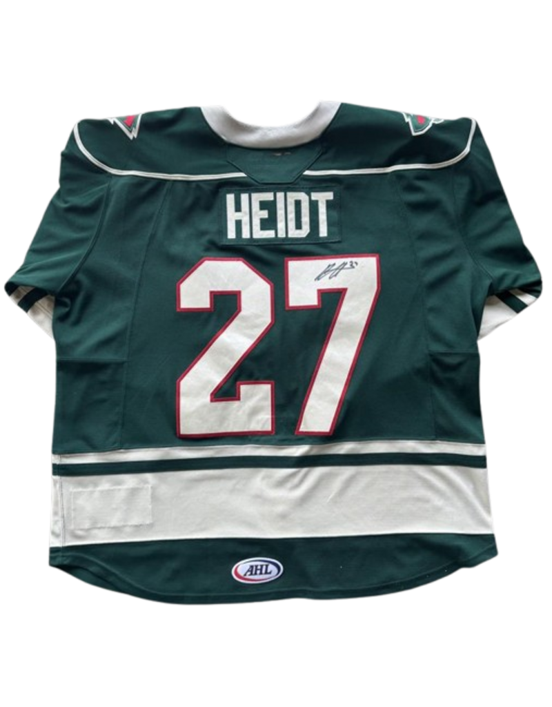 2025/26 Set #1 Green Jersey, Player Worn (Signed) - Heidt #27