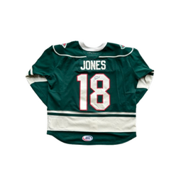 2025/26 Set #1 Green Jersey, Player Worn (Signed) - Jones #18