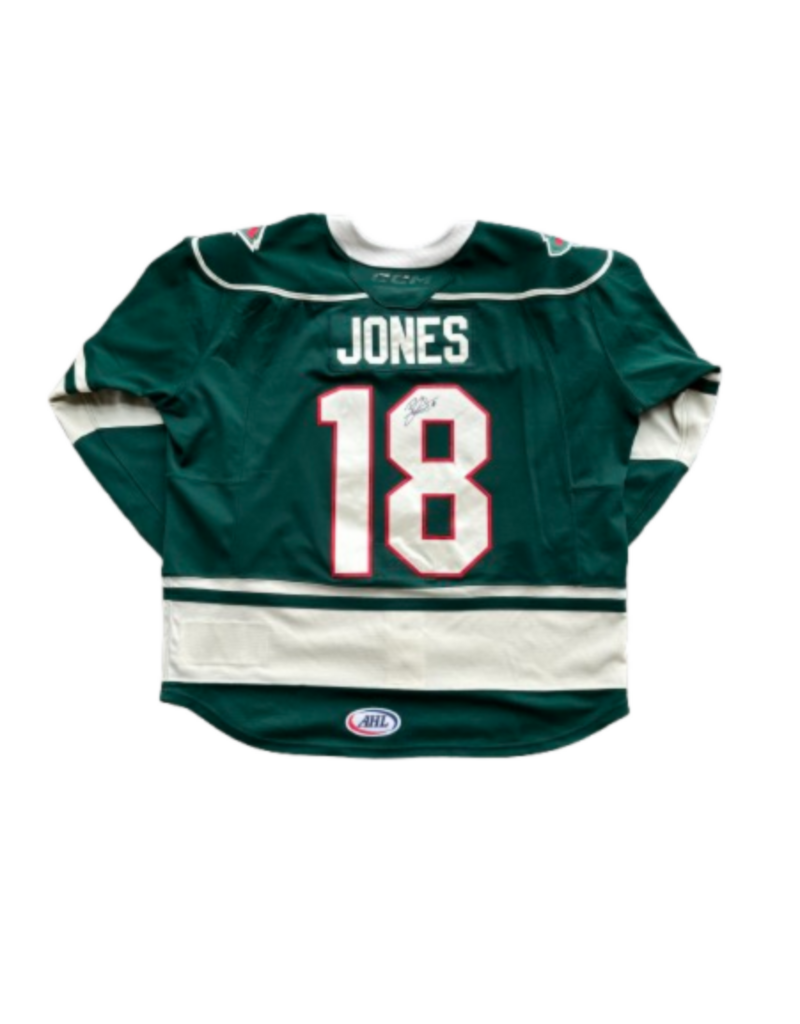 2025/26 Set #1 Green Jersey, Player Worn (Signed) - Jones #18