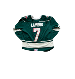 2025/26 Set #1 Green Jersey, Player Worn (Signed) - Lambos #7