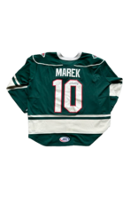 2025/26 Set #1 Green Jersey, Player Worn (Signed) - Marek #10