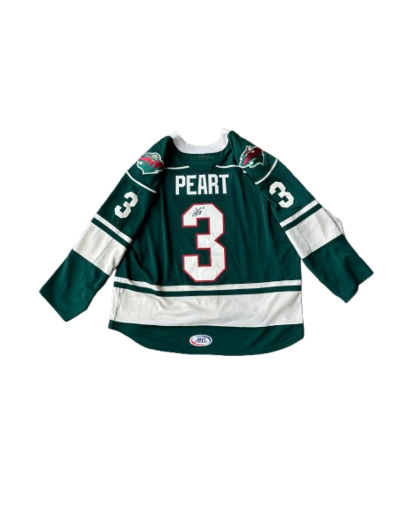 2025/26 Set #1 Green Jersey, Player Worn (Signed) - Peart #3