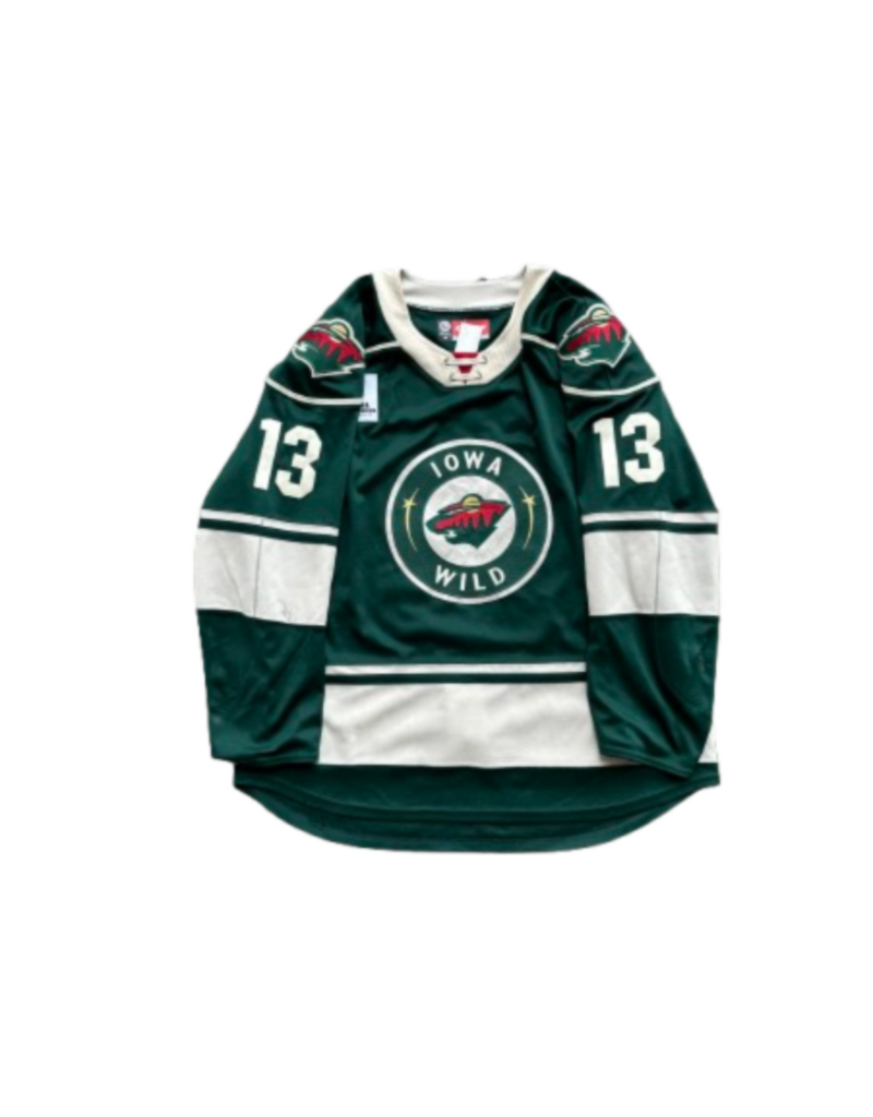 2025/26 Set #1 Green Jersey, Player Worn (Signed) - Sandelin #13