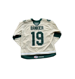 2025/26 Set #1 Wheat Jersey, Player Worn (Signed) - Bankier #19