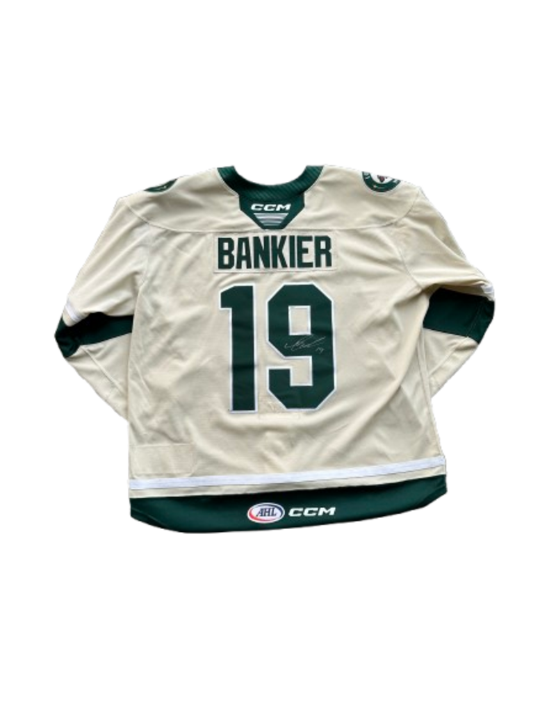 2025/26 Set #1 Wheat Jersey, Player Worn (Signed) - Bankier #19