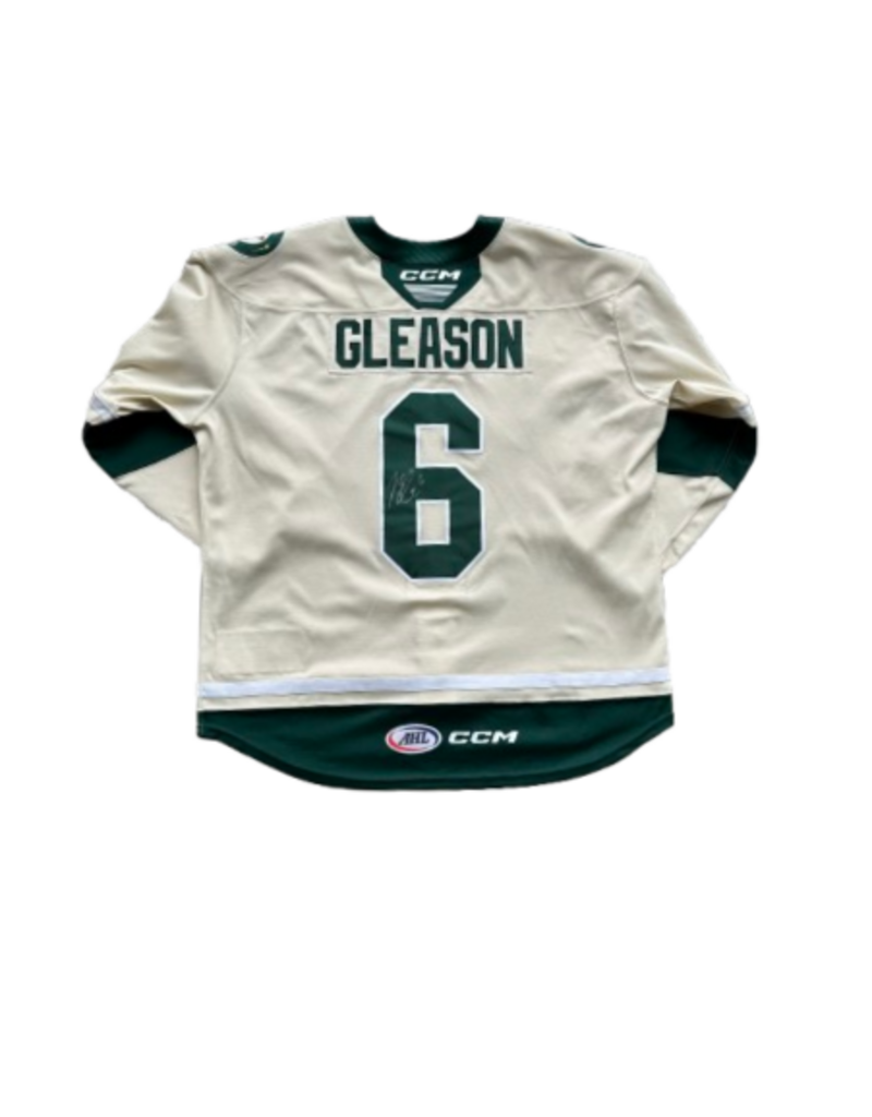 2025/26 Set #1 Wheat Jersey, Player Worn (Signed) - Gleason #6