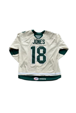 2025/26 Set #1 Wheat Jersey, Player Worn (Signed) - Jones #18 "C"