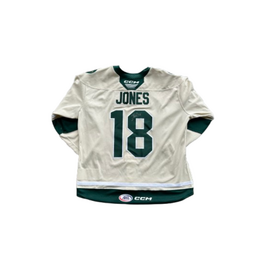 2025/26 Set #1 Wheat Jersey, Player Worn (Signed) - Jones #18 "C"
