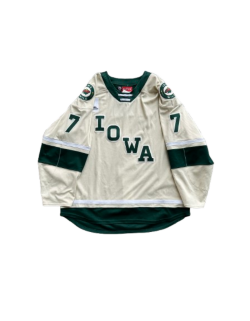 2025/26 Set #1 Wheat Jersey, Player Worn (Signed) - Lambos #7