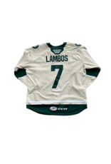 2025/26 Set #1 Wheat Jersey, Player Worn (Signed) - Lambos #7