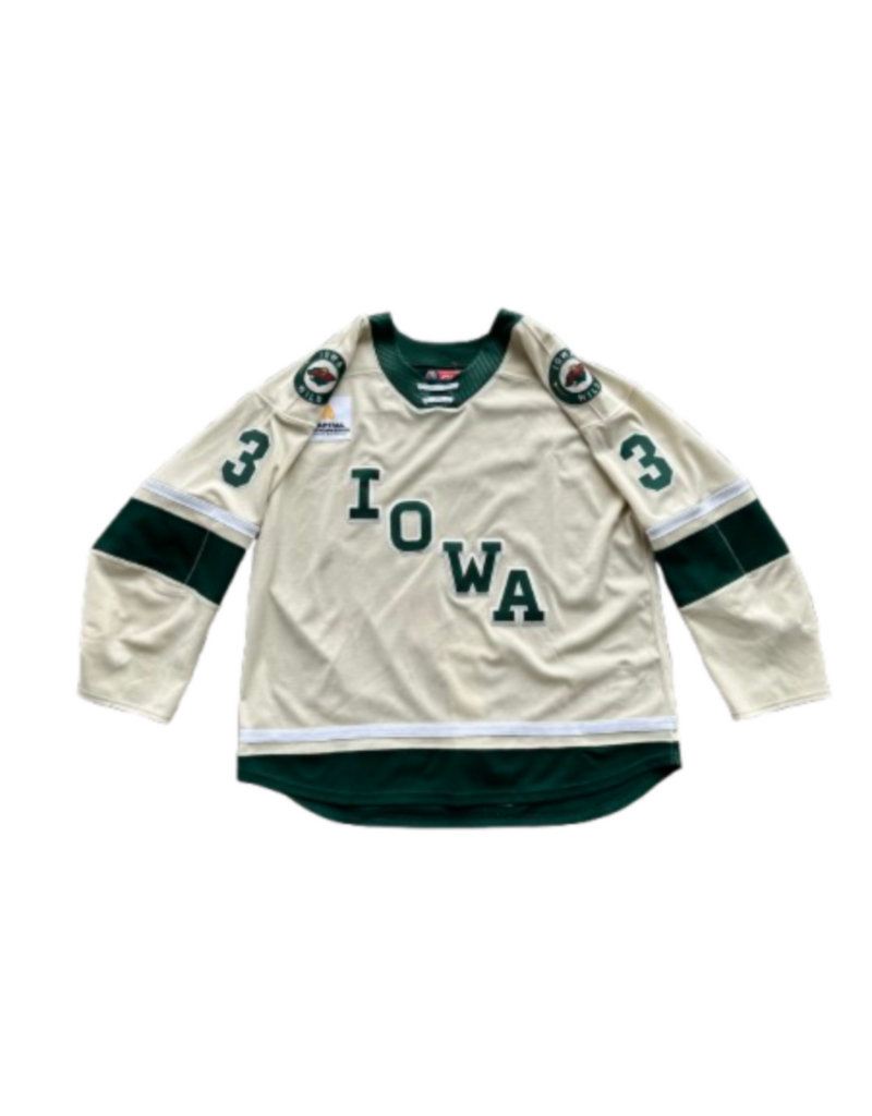 2025/26 Set #1 Wheat Jersey, Player Worn (Signed) - Peart #3