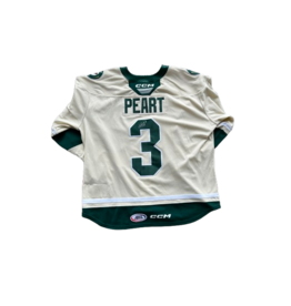 2025/26 Set #1 Wheat Jersey, Player Worn (Signed) - Peart #3