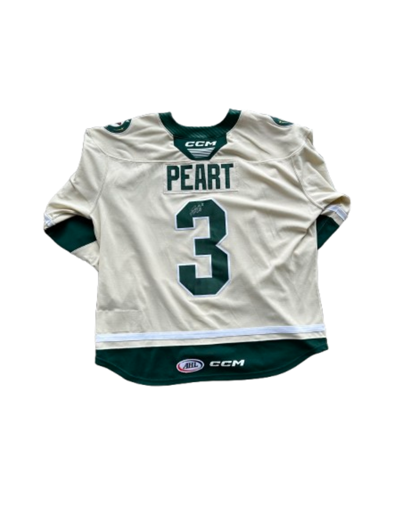 2025/26 Set #1 Wheat Jersey, Player Worn (Signed) - Peart #3