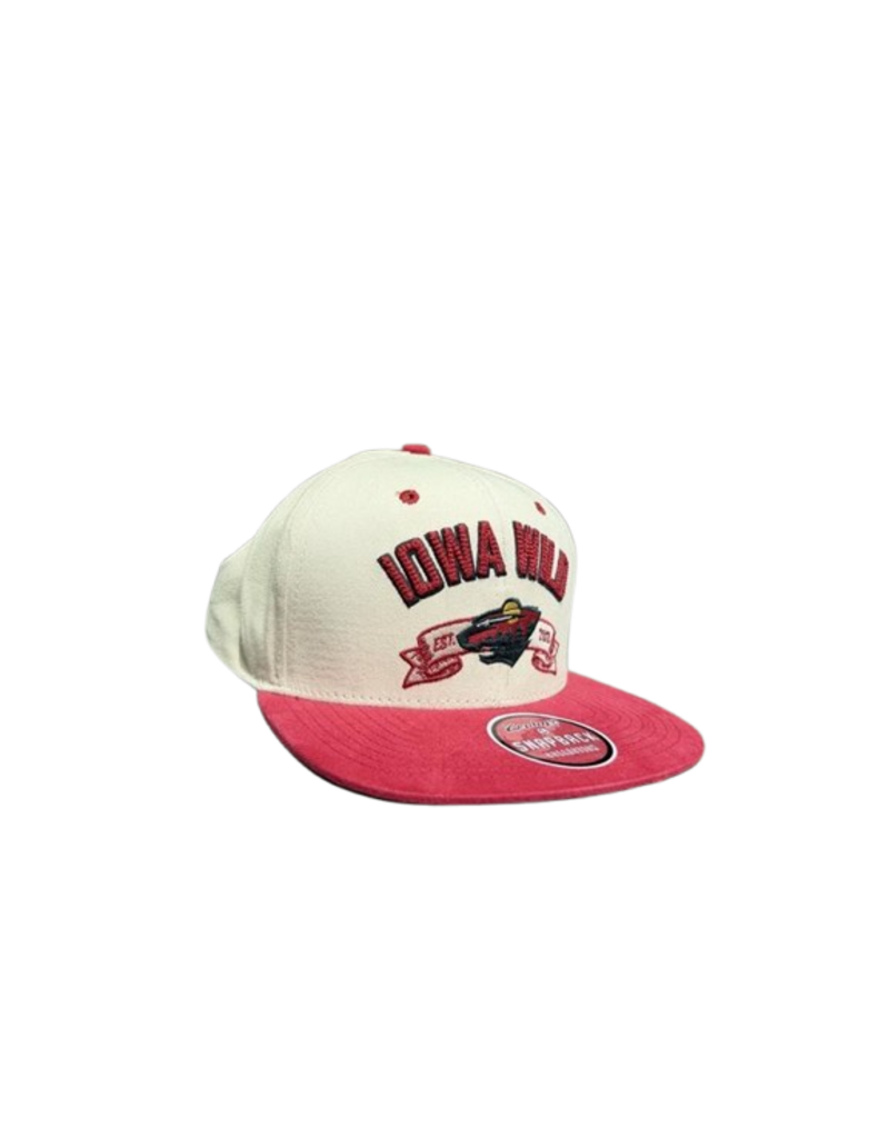 Zephyr Revere 3D Red/Cream Flat Snapback