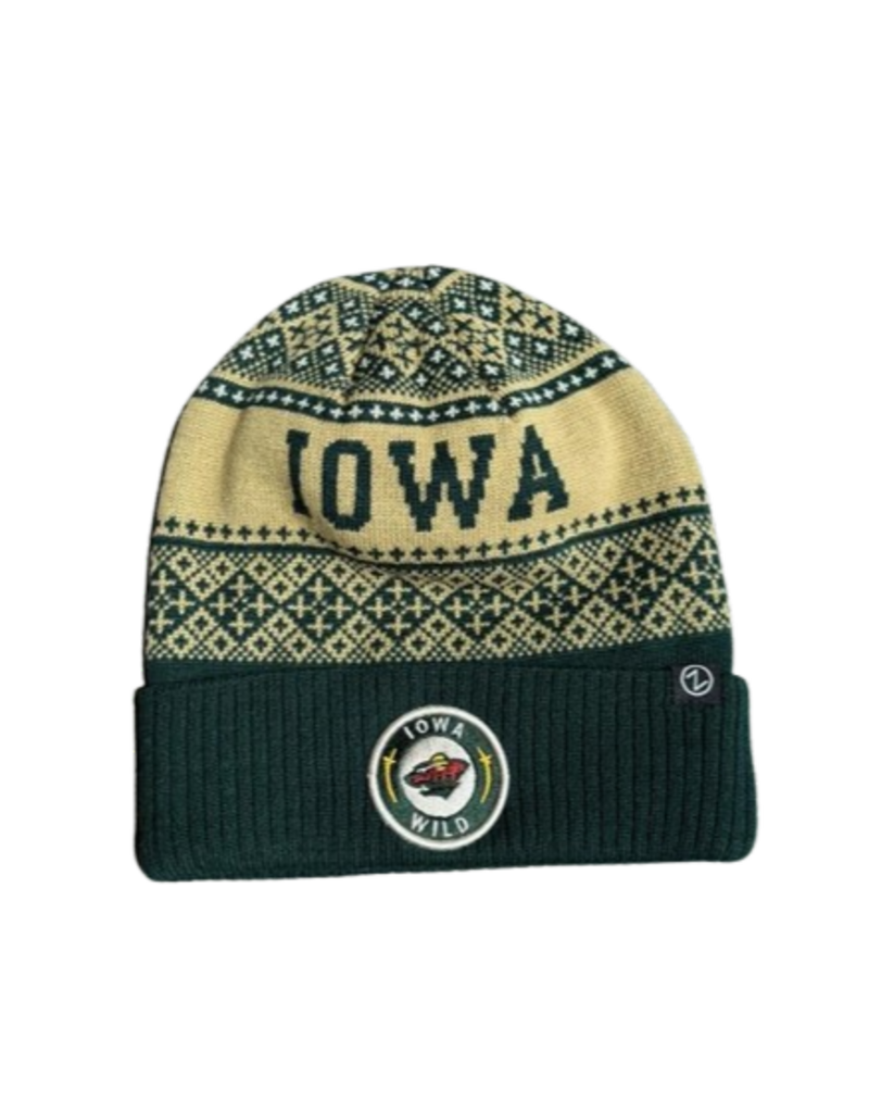 Zephyr Diamond Pattern Cuffed Beanie
