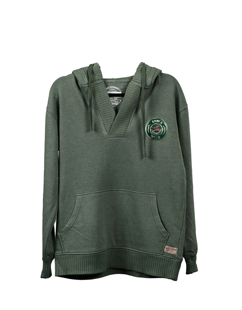 Brew City Women's Sage Green Van Halen Hood
