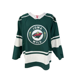 CCM Authentic Cut Green Jersey - Secondary Logo