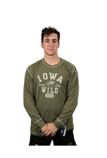 J. America Olive Thermal Waffle L/S