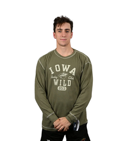 J. America Olive Thermal Waffle L/S