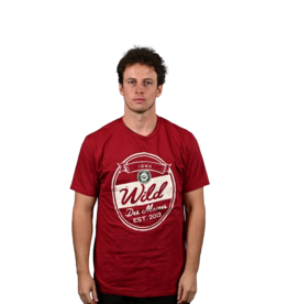 Ouray Dark Red Heather Vintage Tee