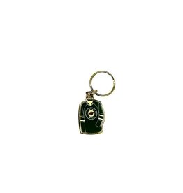 Hockey Jersey Key Chain - Gold (1 1/8" x 1¾")