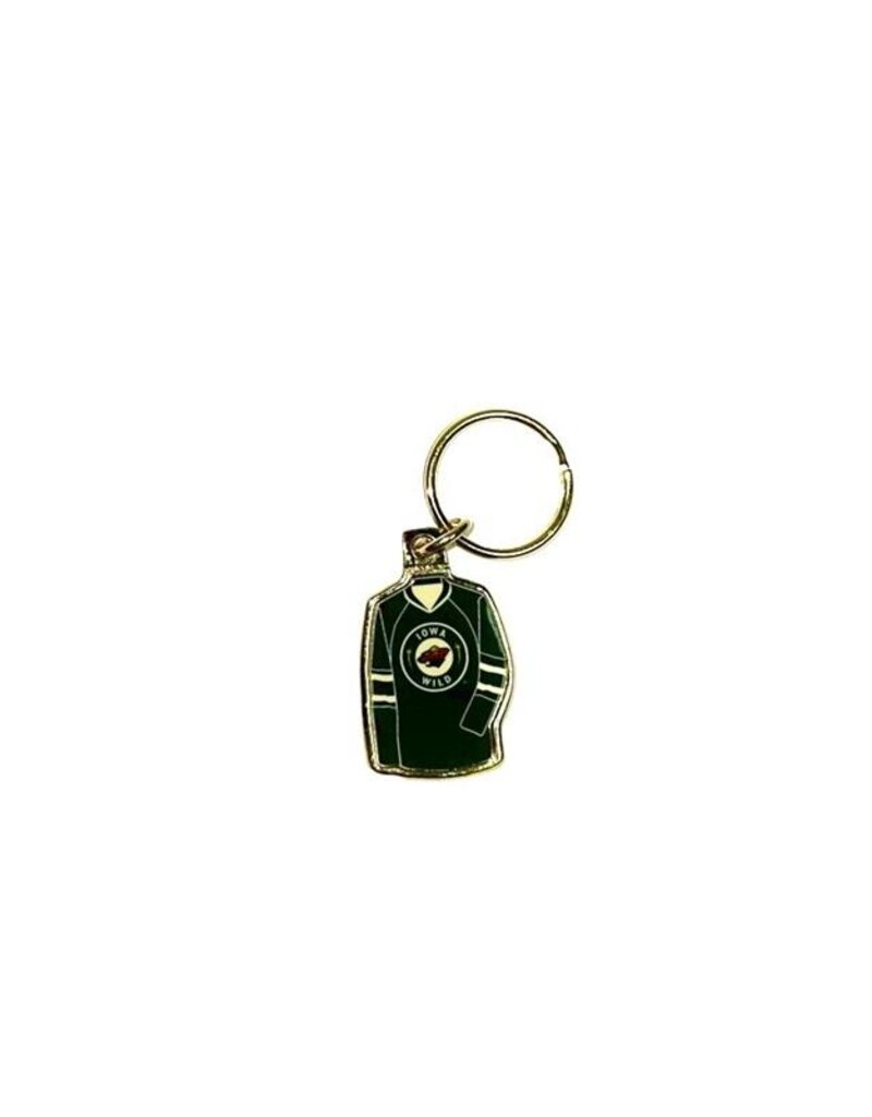 Hockey Jersey Key Chain - Gold (1 1/8" x 1¾")