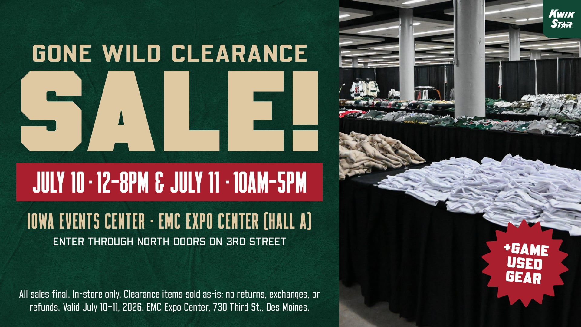 Clearance Sale 