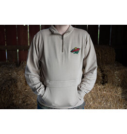 Brew City Washed Tan Minnesota Wild 1/4 Zip