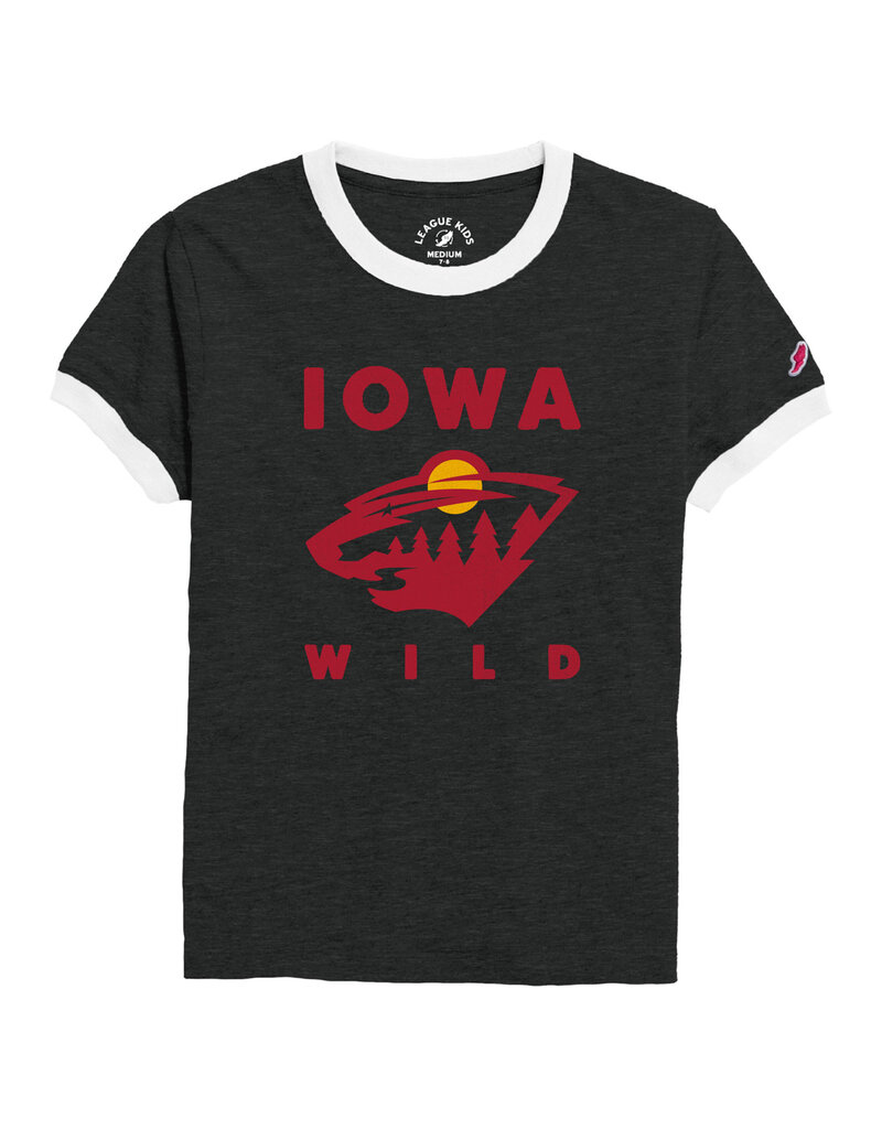 Youth Ringer Tee - Black